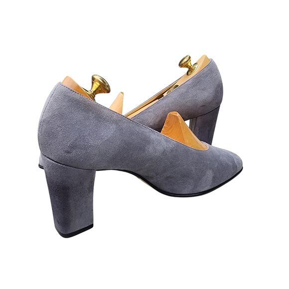 Bally Nebria Sheen Suede Court Shoes Pumps 7.5 - Picture 8 of 10